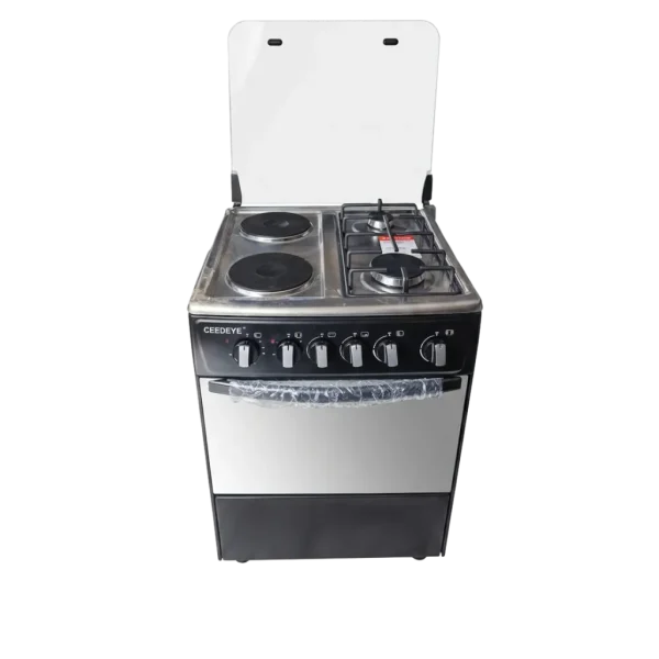 Ceedye 2 Plate Gas 2 Electric Stove